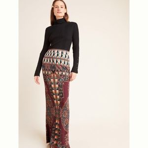 Anthropologie Farm Rio Mixed Print Skirt